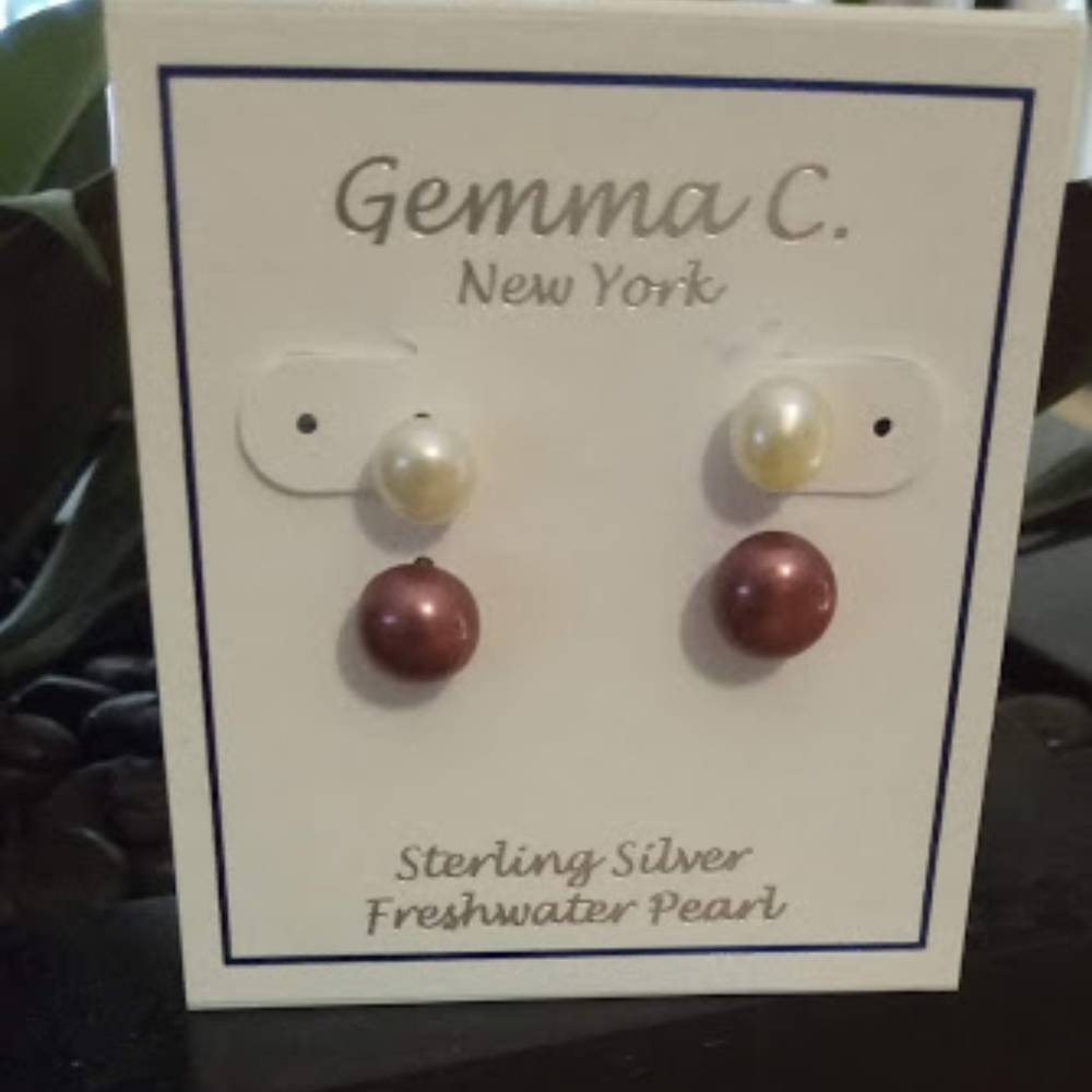 Two sets of Pearl Earrings